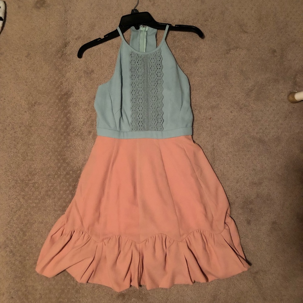 Minuet Crochet Halter Dress